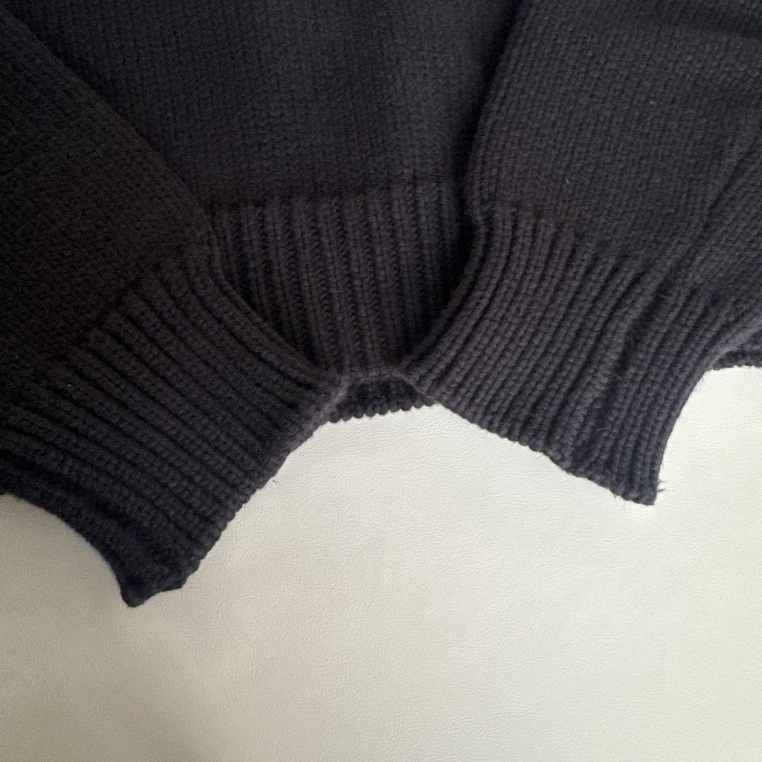 p*a様 ダブルスタンダードクロージング 星モチーフニット ブラック