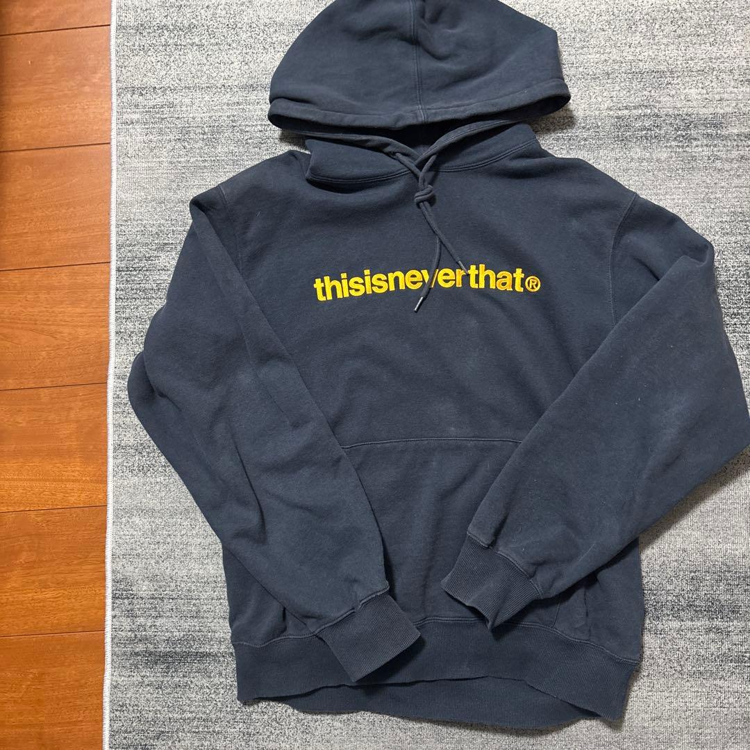 thisisneverthat ネイビー フーディ Mサイズ