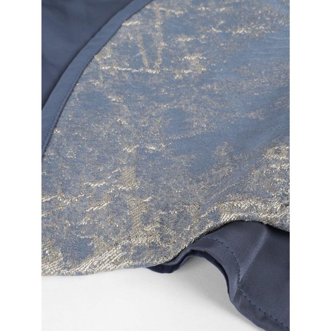 RADIATE×sahara ジャガードベストレイヤードワンピース （ブルー）