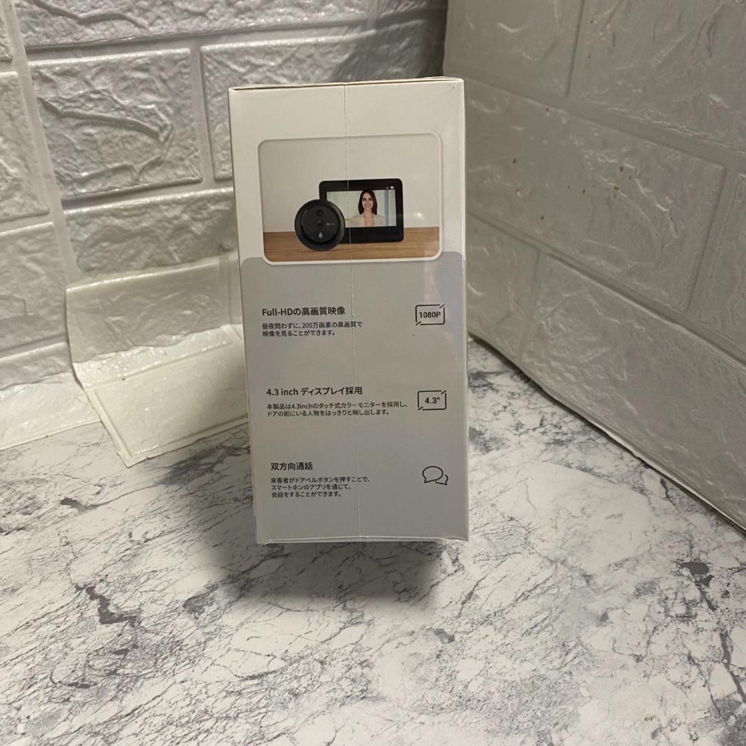 ワイヤレス ドアカメラ工事不要 賃貸対応 5ヶ月駆動日本語マニュアルQRコード付