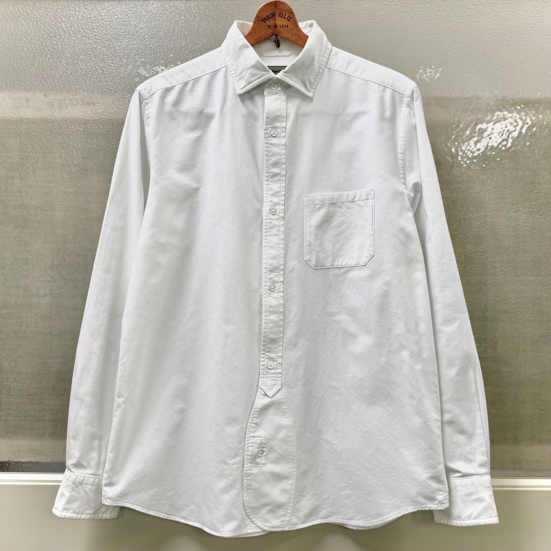 Nigel Cabourn ブリティッシュオフィサーズシャツ 52 ホワイト 白