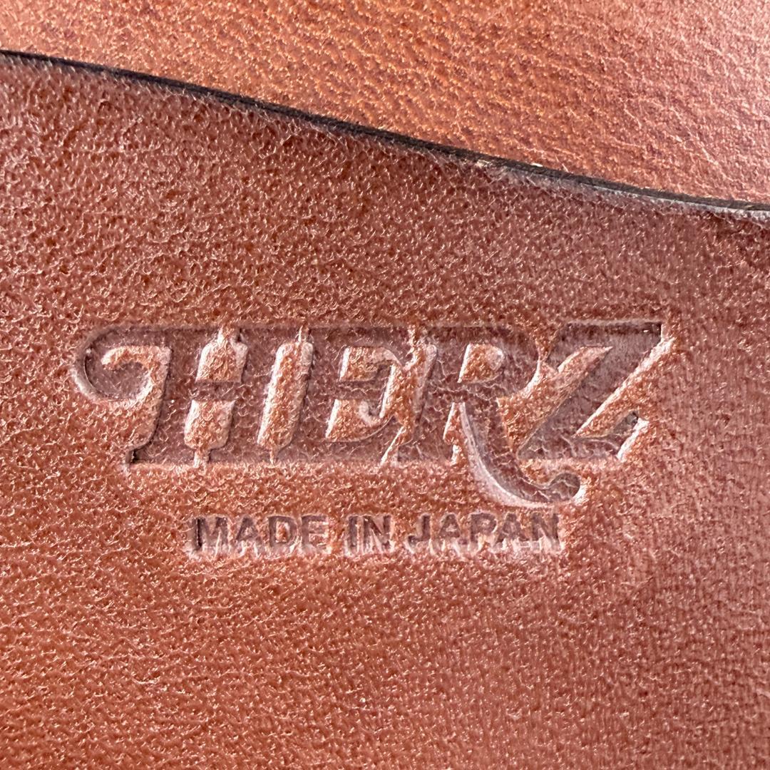 美品 HERZ カブトムシ 2way ショルダーバッグ M 革鞄 40th
