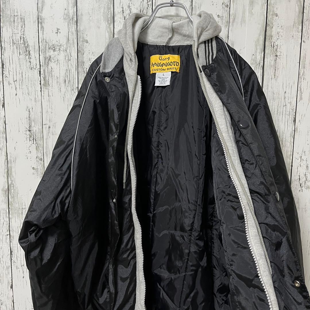 ゲーリーヤマモト 90s スタジャン ブラック ヴィンテージ Lサイズ.