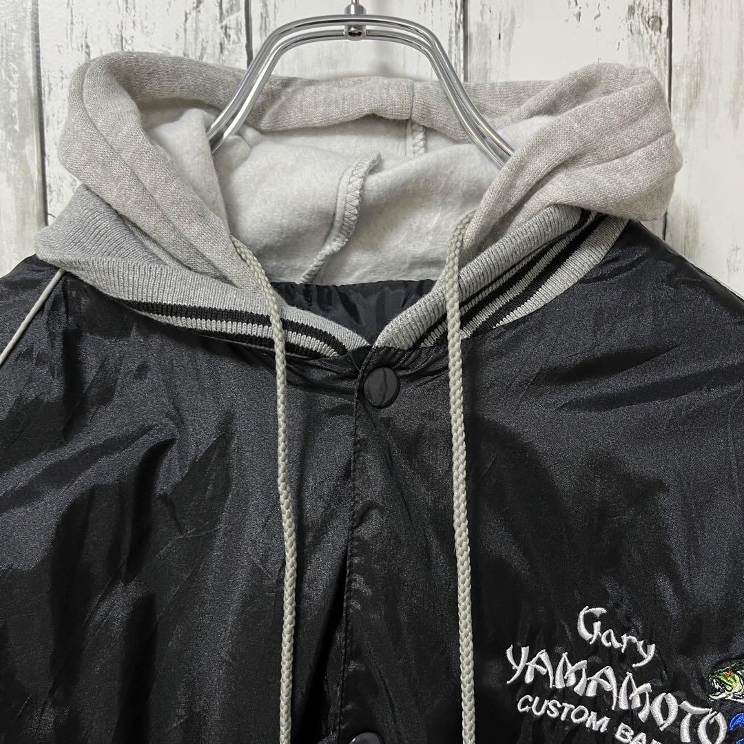 ゲーリーヤマモト 90s スタジャン ブラック ヴィンテージ Lサイズ.