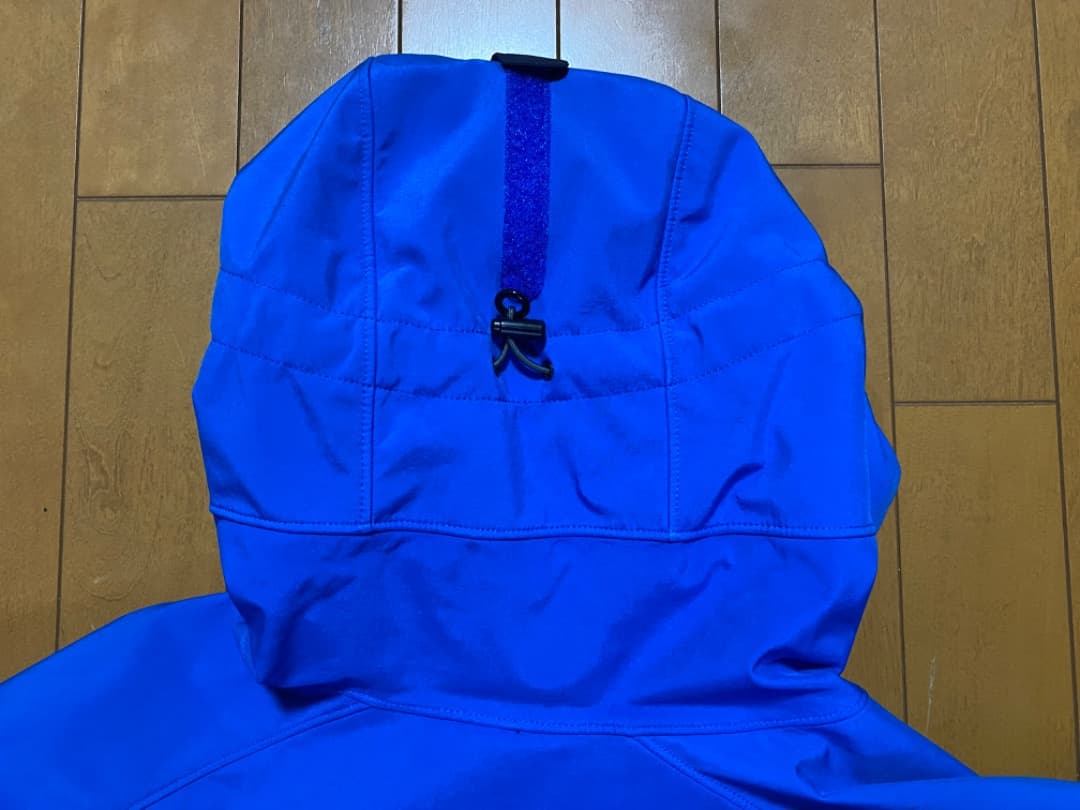 モンベル　パウダーシェッドパーカ　Men's　青　Lサイズ　ユーズド