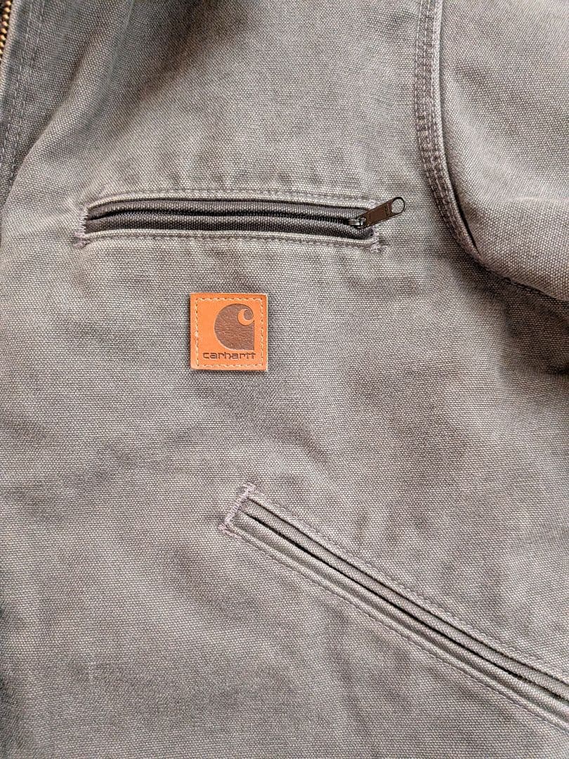 Carhartt カーハートデトロイトジャケットJ97グレー　S