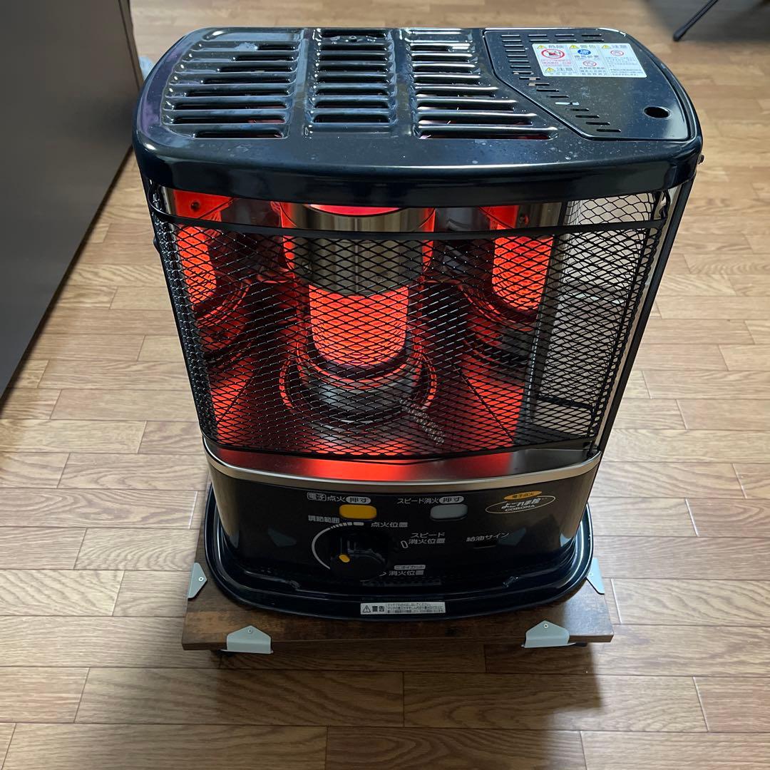 キャスター付きストーブ 3点火火力調整