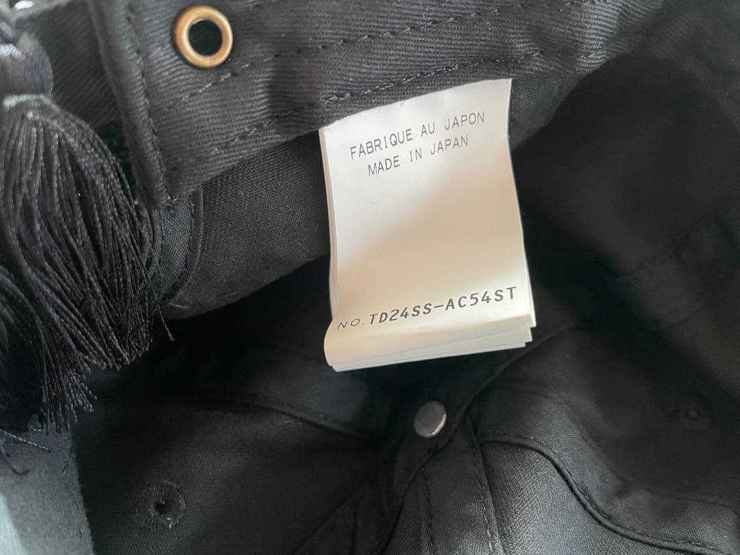 tanakadaisukeタナカダイスケSTUDIOUSチャイナリボンキャップ