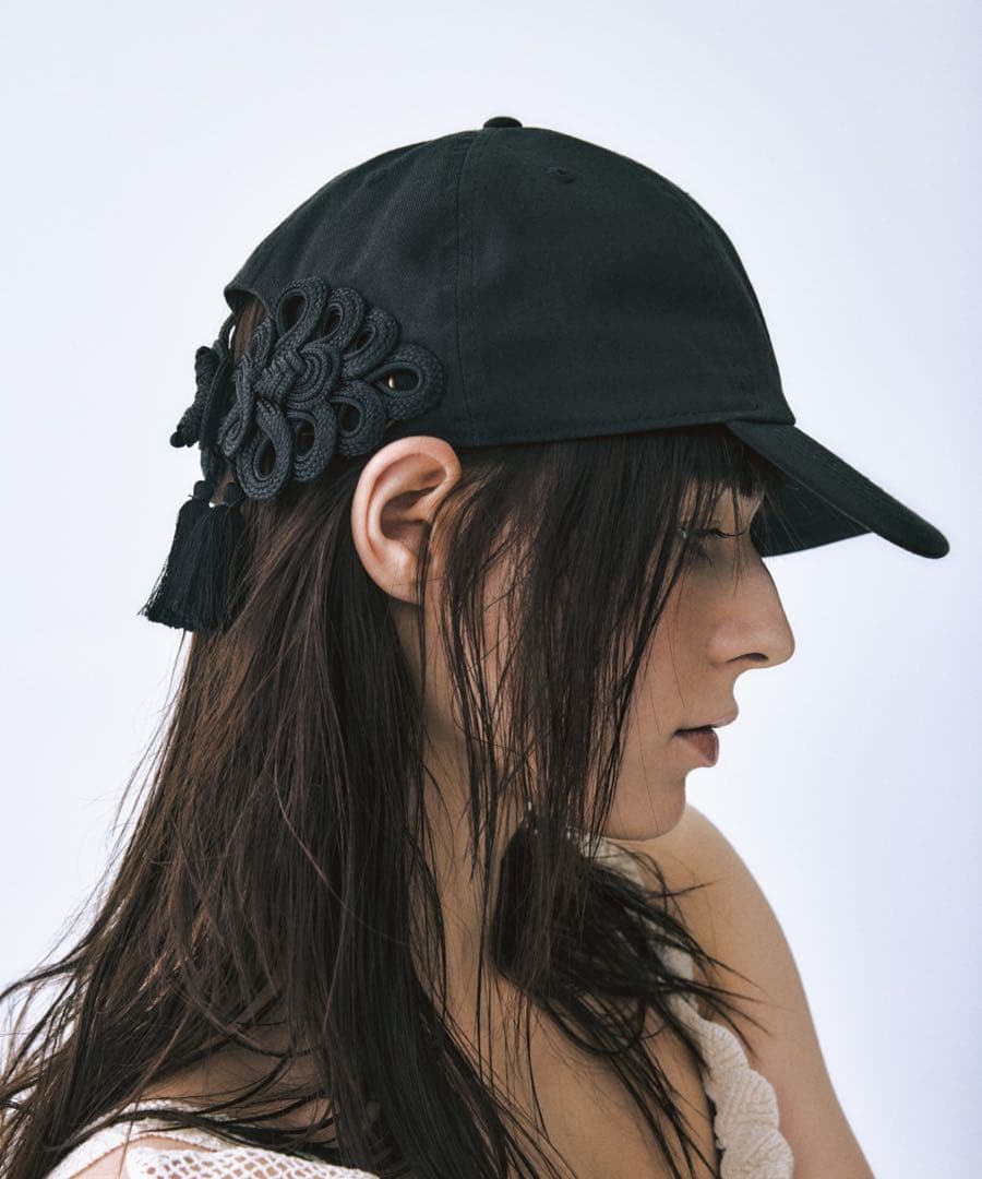 tanakadaisukeタナカダイスケSTUDIOUSチャイナリボンキャップ