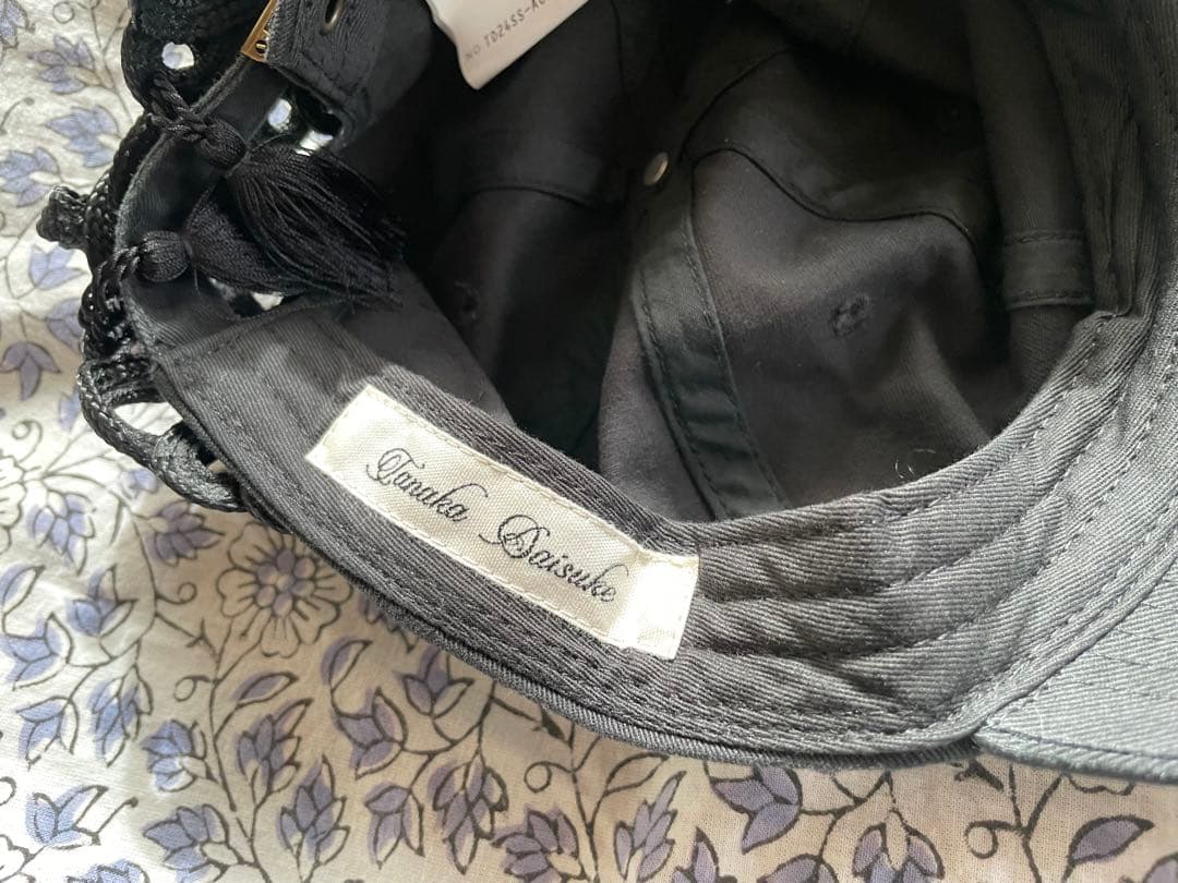 tanakadaisukeタナカダイスケSTUDIOUSチャイナリボンキャップ