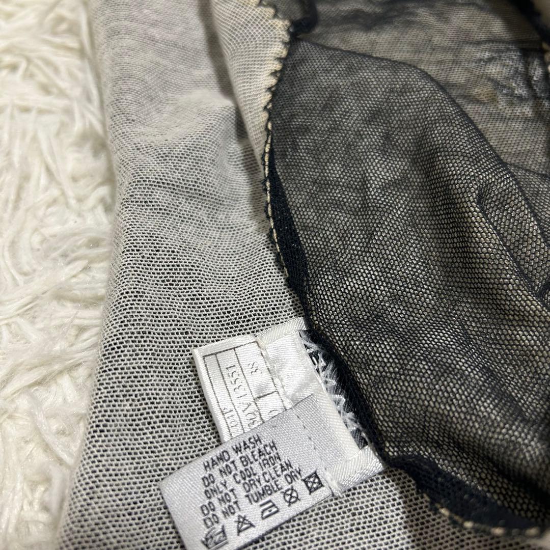 CHANEL ココマーク No.5 デザイン 刺繍 キャミソール メッシュ 38