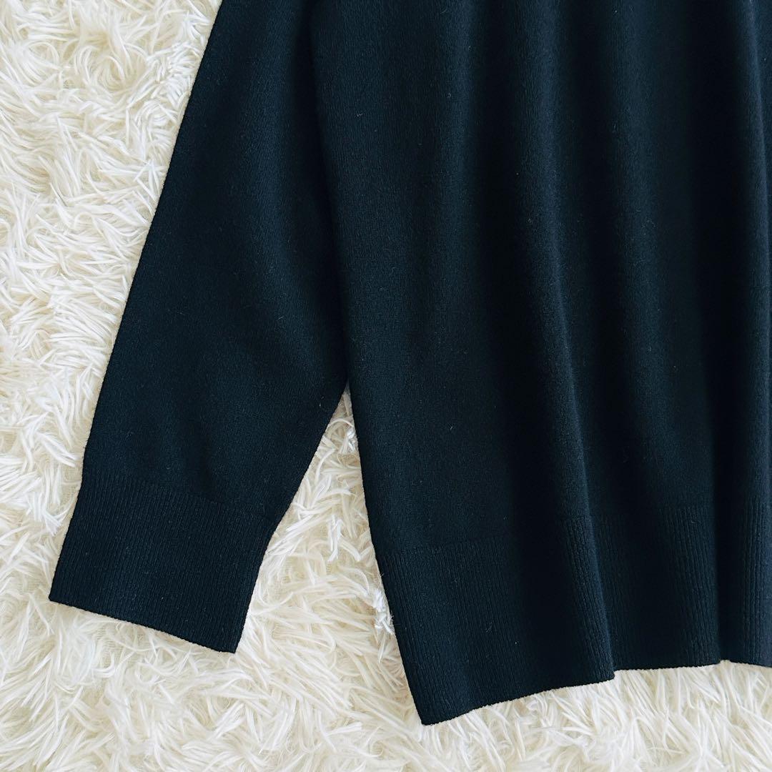 【極美品✨】ドゥーズィエムクラス　capriタートルネックプルオーバー　ブラック