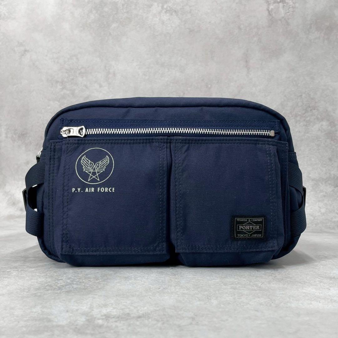 未使用級◎ポーター　吉田カバン　フライングエース　ボディバッグ　エアフォース