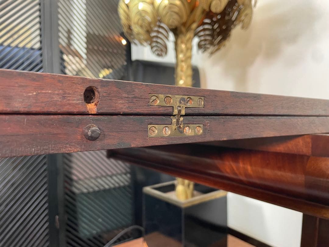 Coco　マホガニー アンティーク ゲームテーブル フォールディング