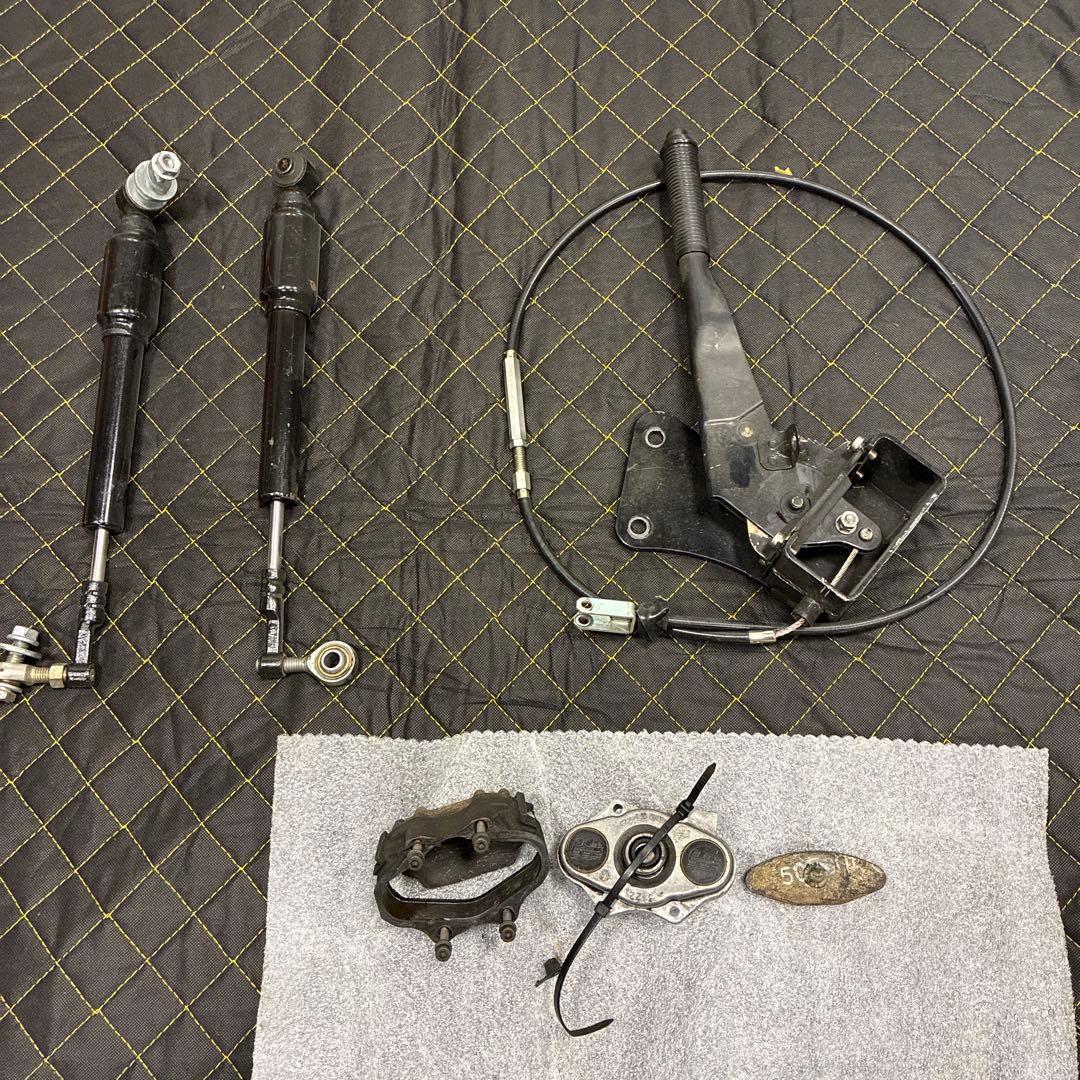 希少　廃盤品　ハーレー純正サイドカー　パーキングブレーキ　サイドブレーキ等