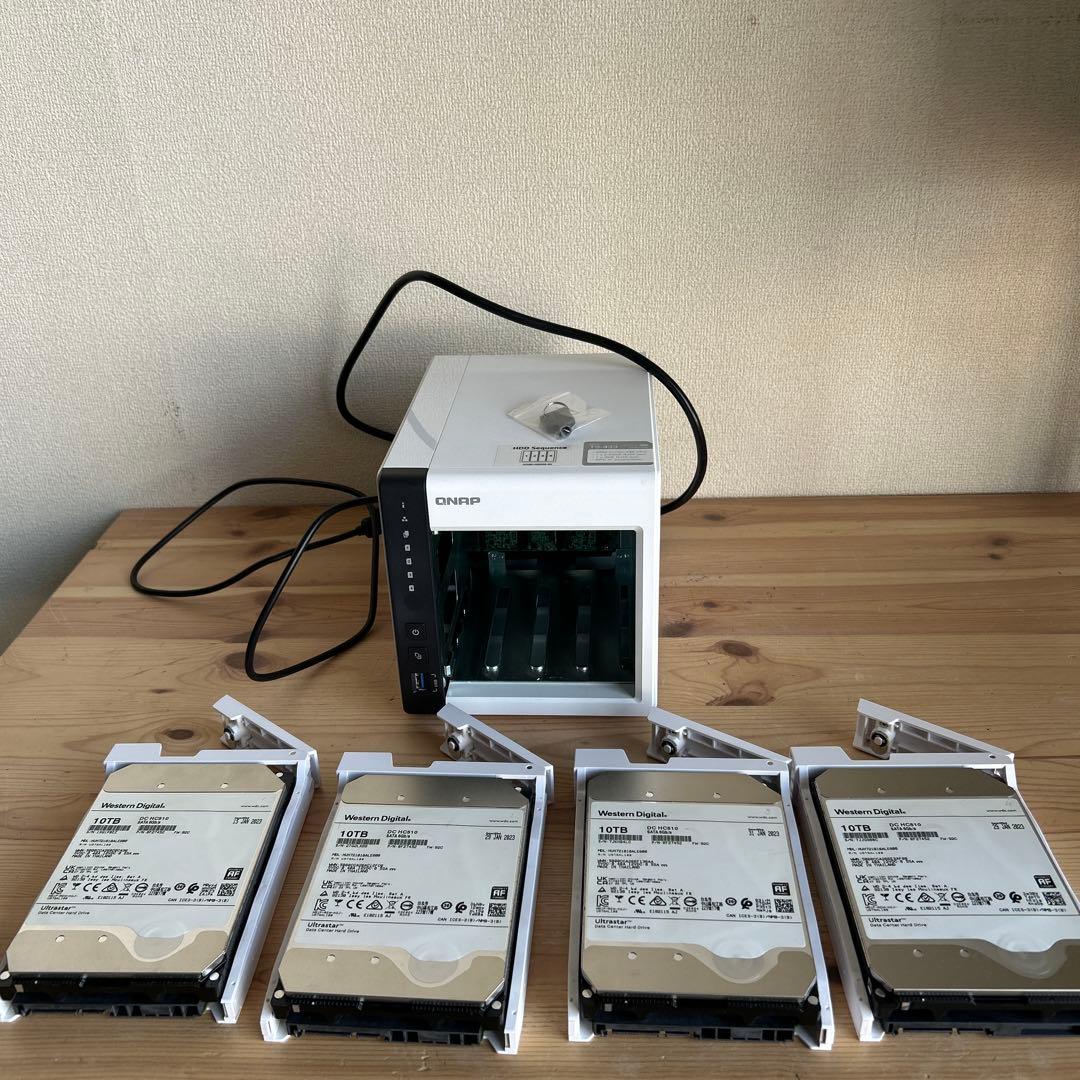 QNAP NAS TS-433 10TB 4台付