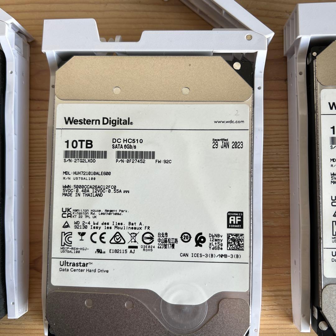 QNAP NAS TS-433 10TB 4台付