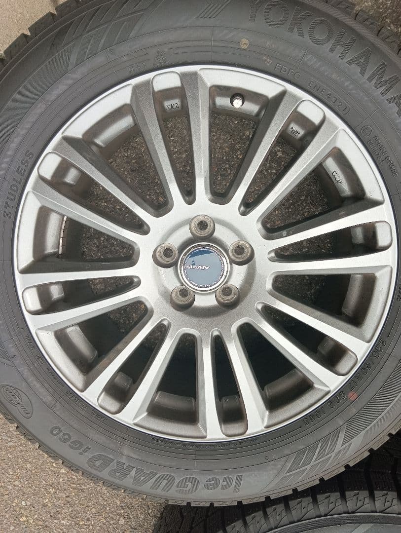 【りちすけ】アイスガード6 225/60R17 ホイールセット