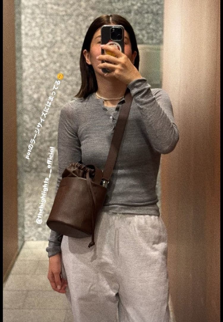 thehighlights pot large ブラウン　ラージ