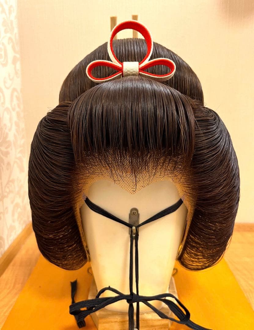 【軽量・人毛仕様】アズマかつら 日本髪｜栗色｜5号（中）｜婚礼・舞台・撮影に