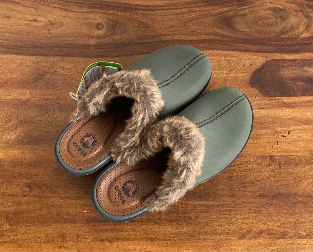 【新品未使用】クロックス Cobbler Fuzz Clog W