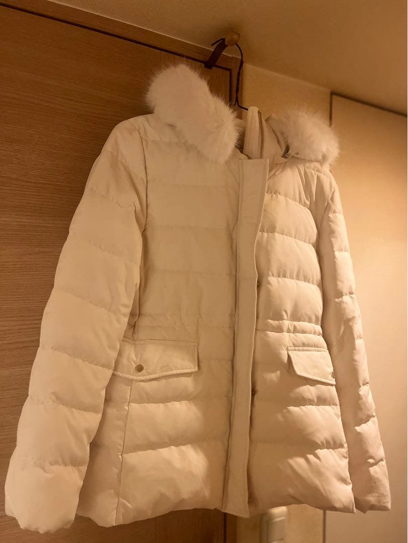 ROPE'PICNIC ファー付きダウンミドル丈コート ロペピクニック S