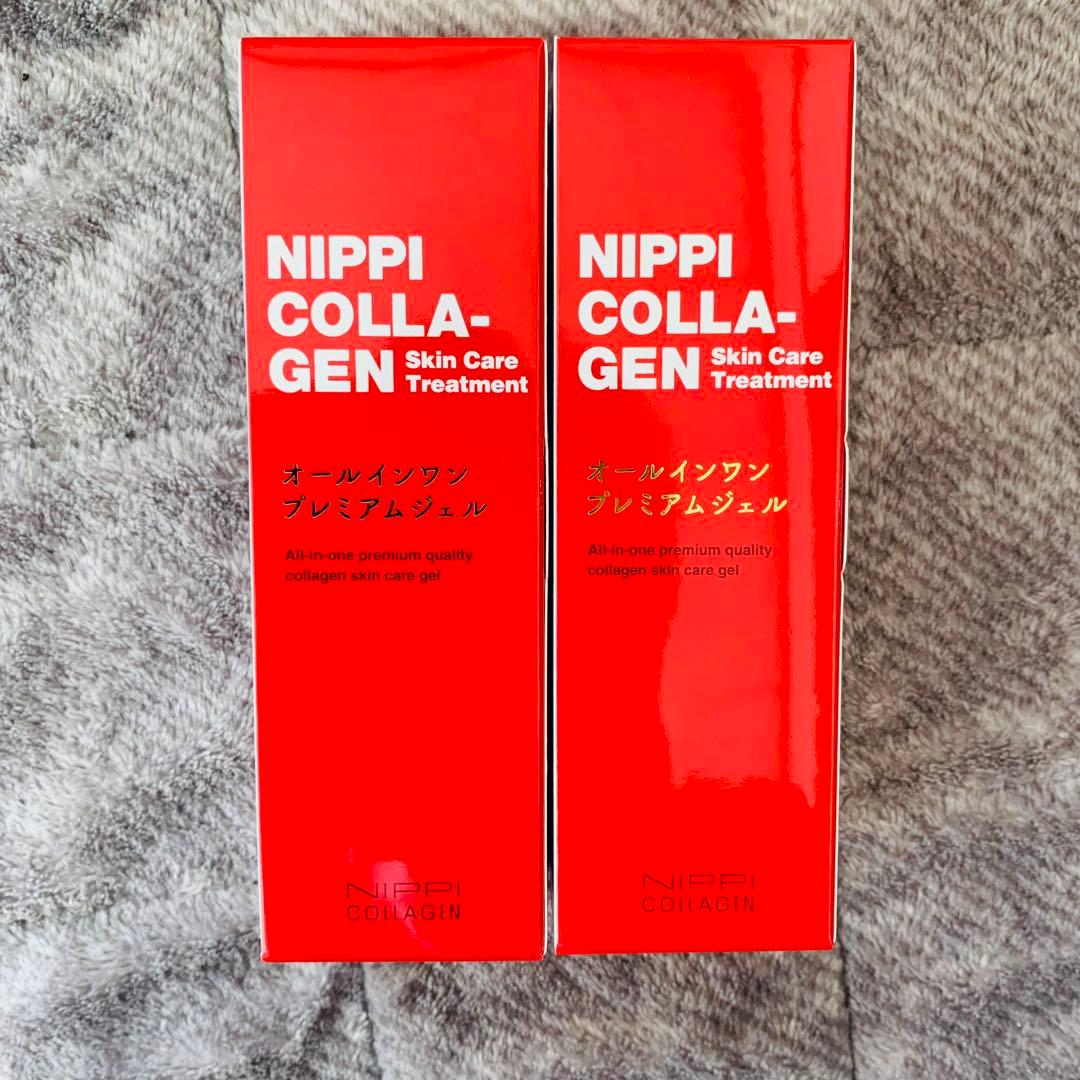 ニッピ コラーゲン オールインワン プレミアムジェル 60g 2本
