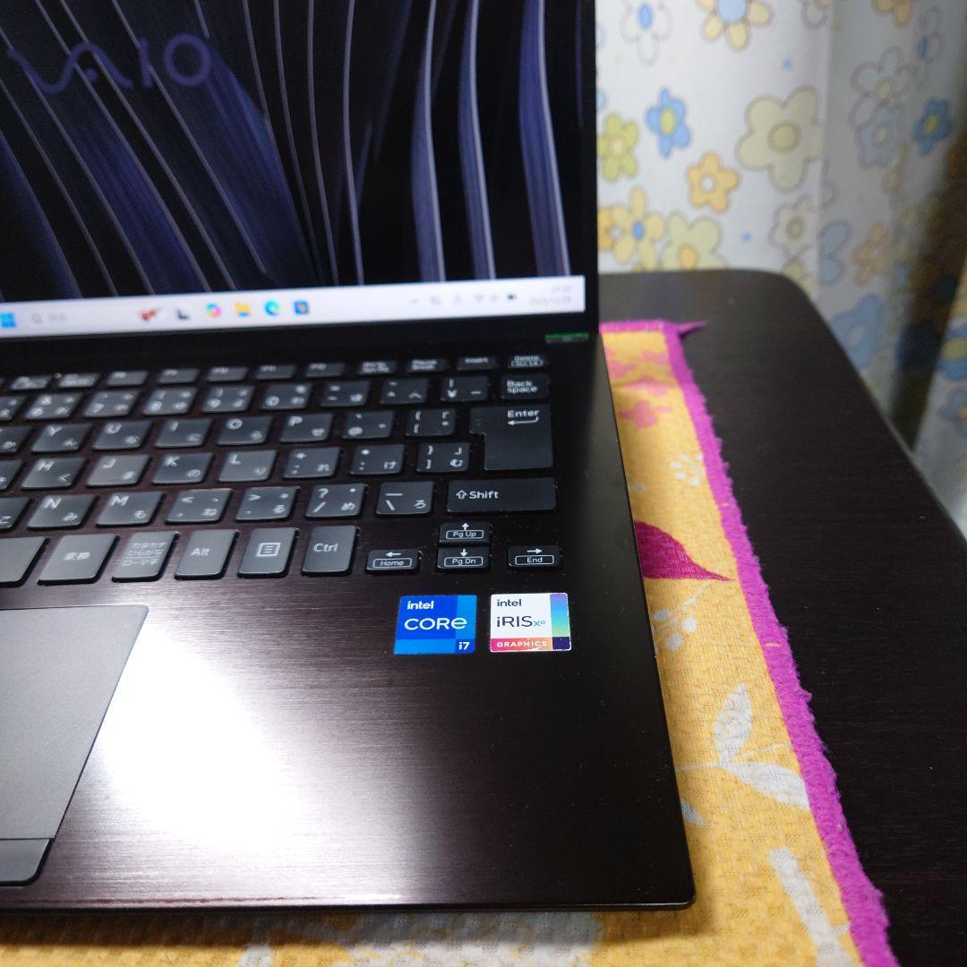 11世代i7！メモリ16G！大画面！VAIO proPK21！ノートパソコン！②