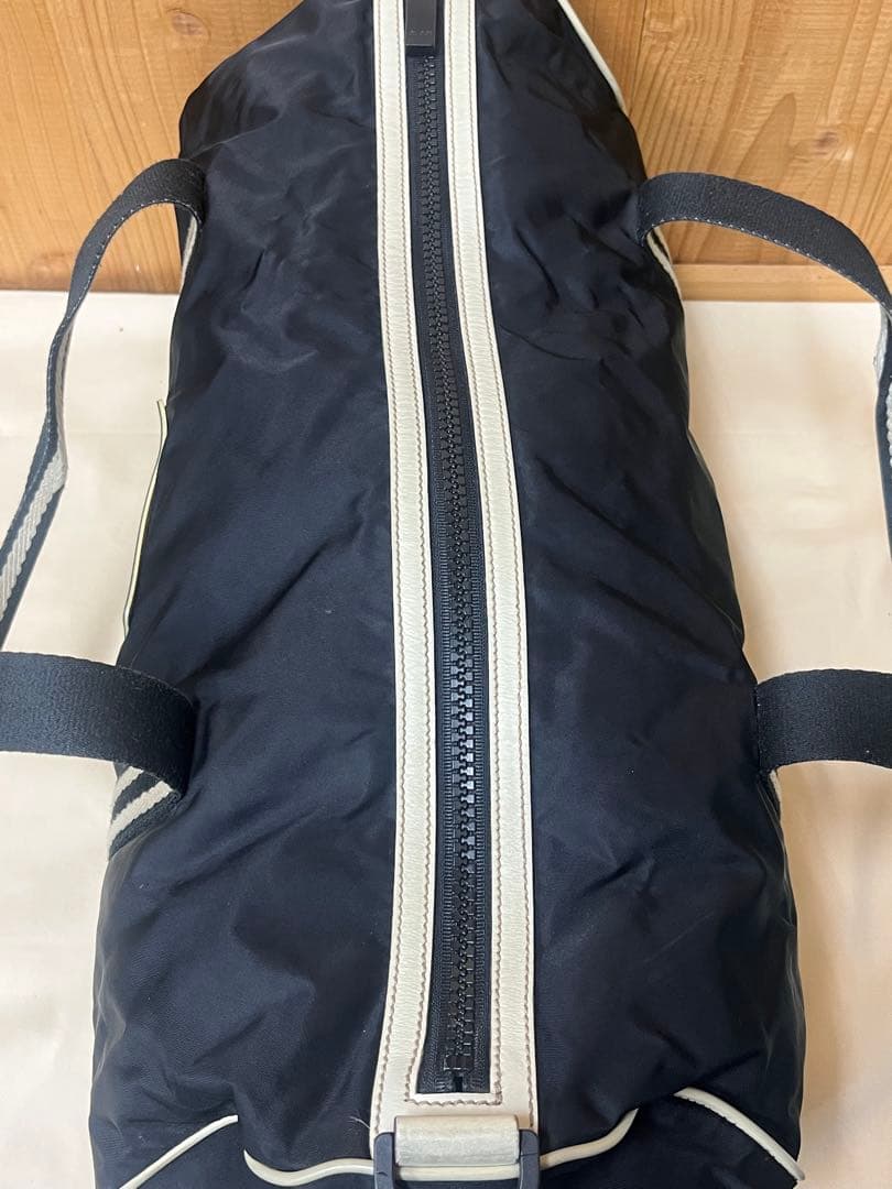 【希少】GUCCI グッチ ボストンバッグ ナイロン ネイビー イタリア製