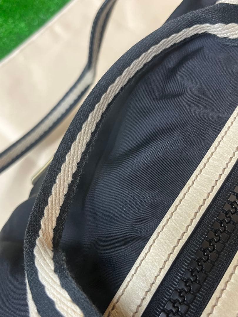 【希少】GUCCI グッチ ボストンバッグ ナイロン ネイビー イタリア製