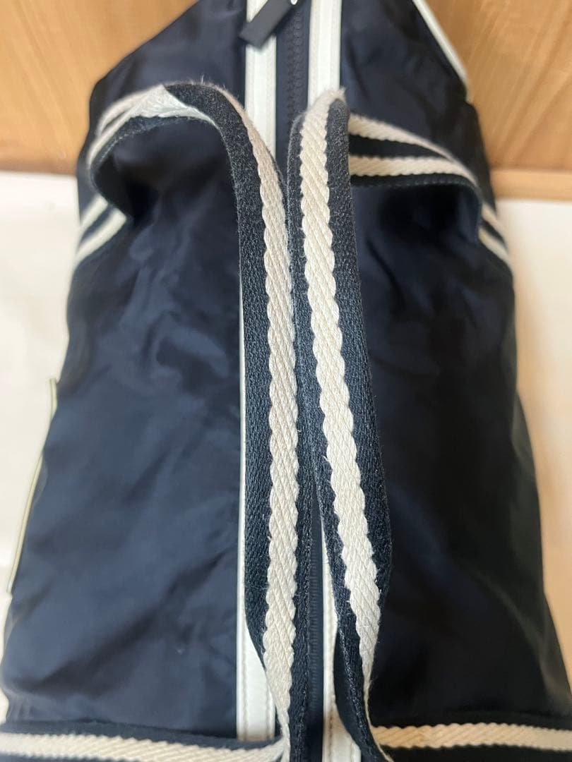 【希少】GUCCI グッチ ボストンバッグ ナイロン ネイビー イタリア製