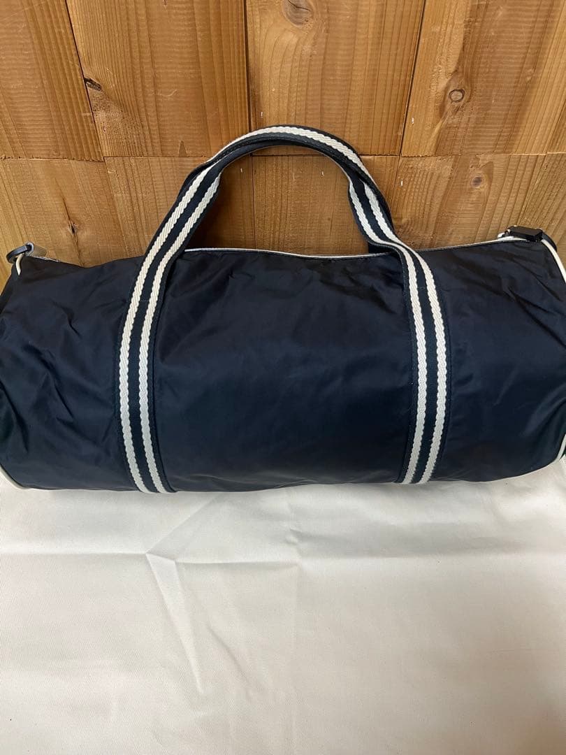 【希少】GUCCI グッチ ボストンバッグ ナイロン ネイビー イタリア製