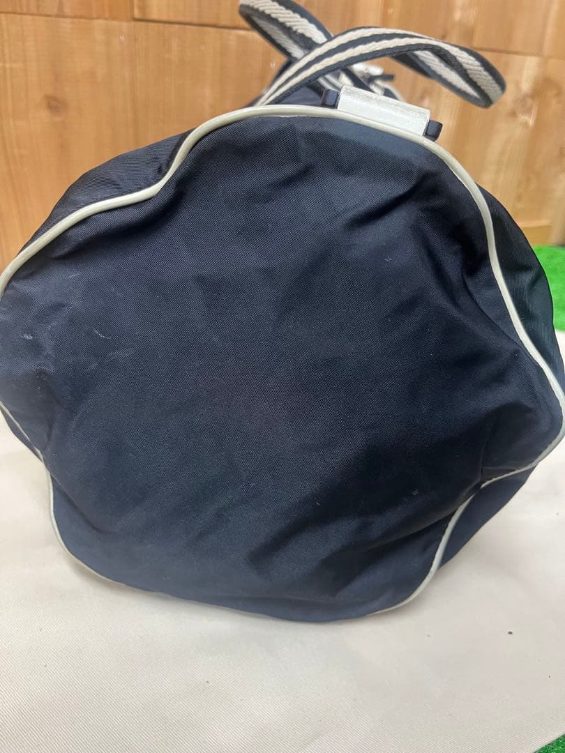 【希少】GUCCI グッチ ボストンバッグ ナイロン ネイビー イタリア製