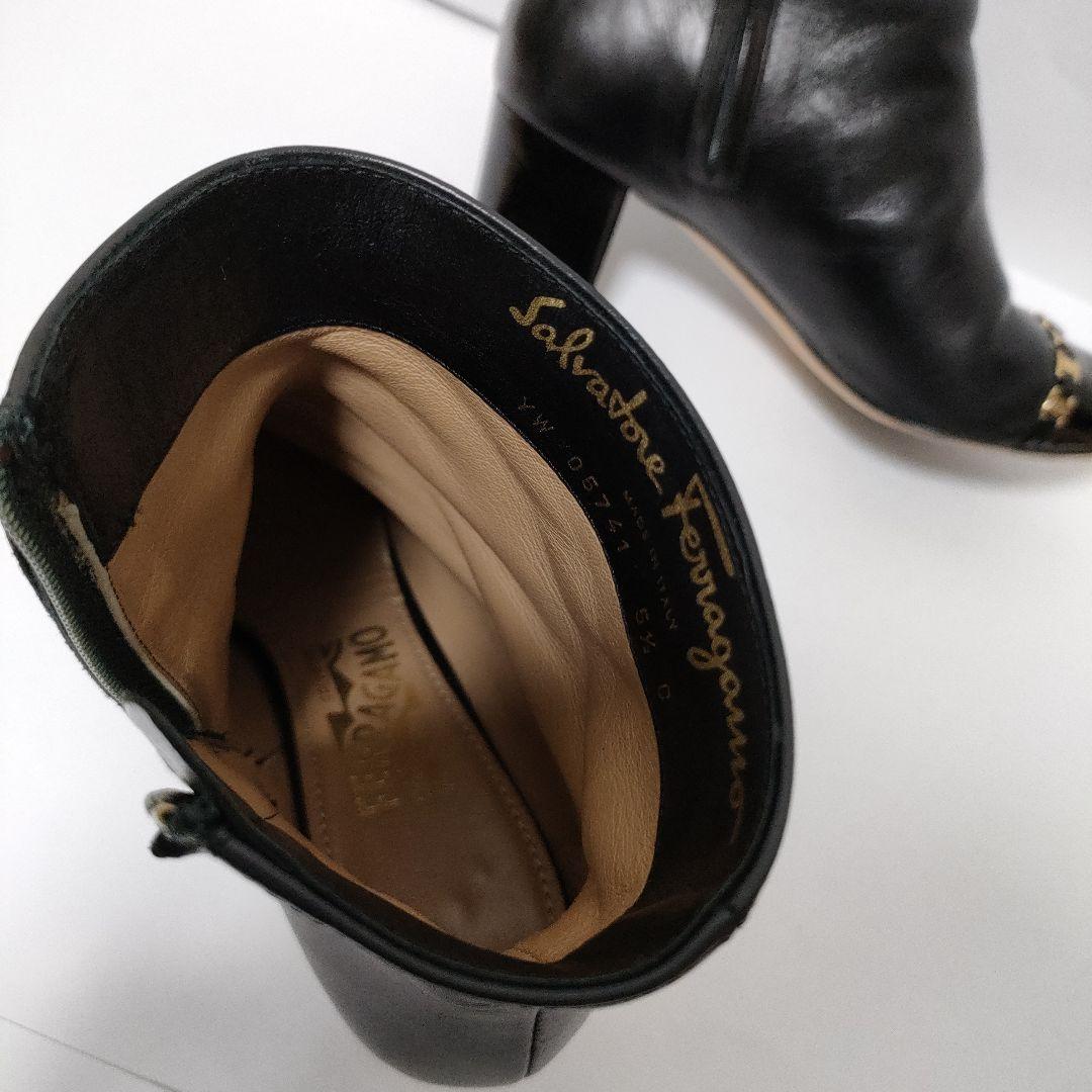 美品❢サルヴァトーレフェラガモ　ショートブーツ　5 1/2C