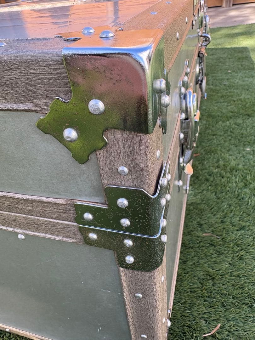 KOWA ヴィンテージ アルミ製 トランクビンテージ レトロ 鍵付