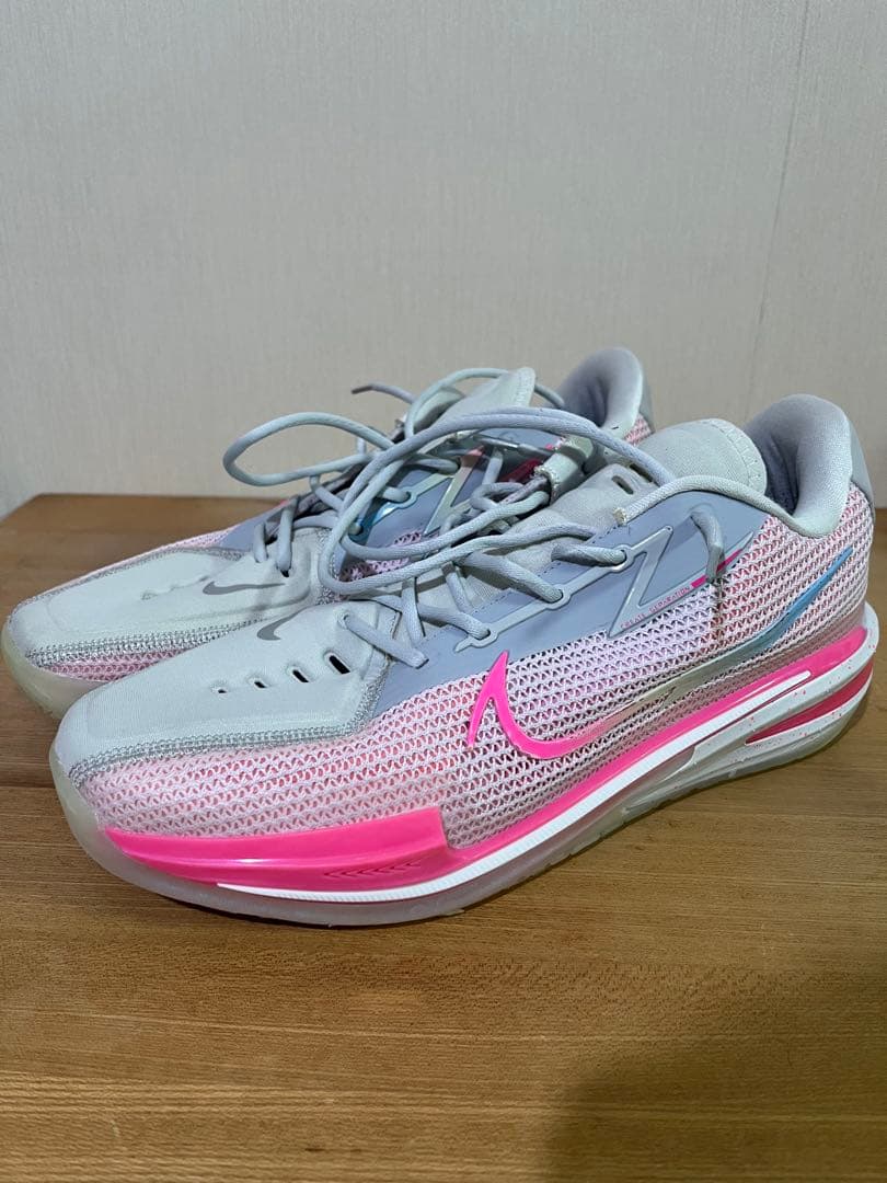 Nike バスケットボールシューズ グレー/ピンク