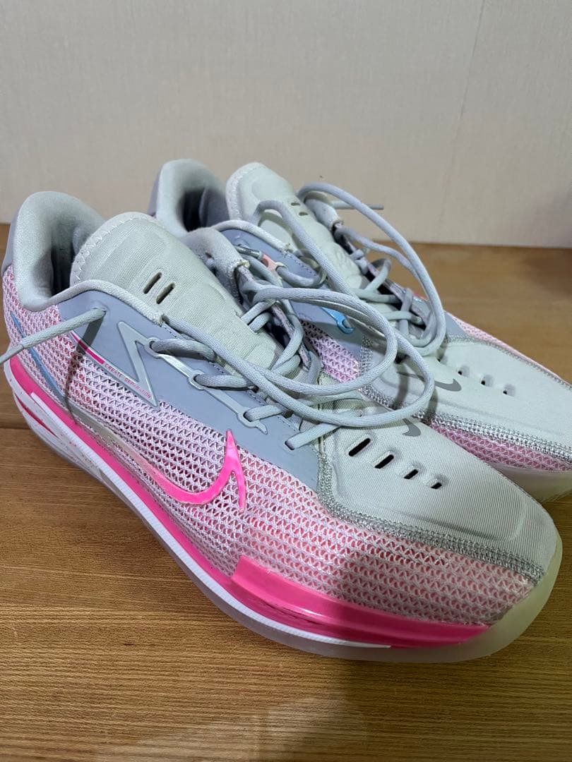 Nike バスケットボールシューズ グレー/ピンク