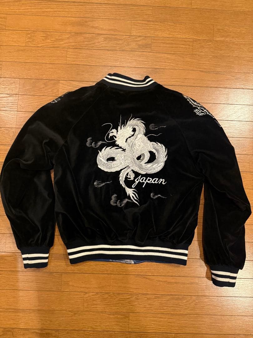 希少【HOSHIHIME】別珍 リバーシブル/スカジャン/ジャケット ブルゾン