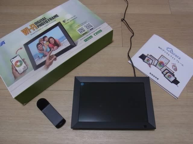 デジタルフォトフレーム 8インチ 人感センサー