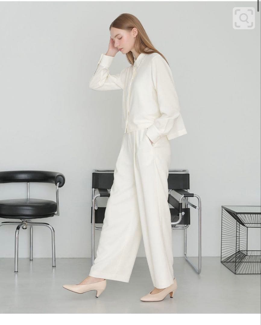 ANAYI ダブルクロスフリンジビジュー ブラウス 38