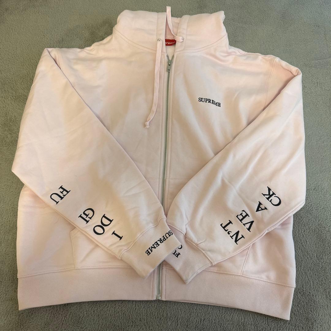 トップス SupremeIDGAFZip UpHoodedSweatshirt