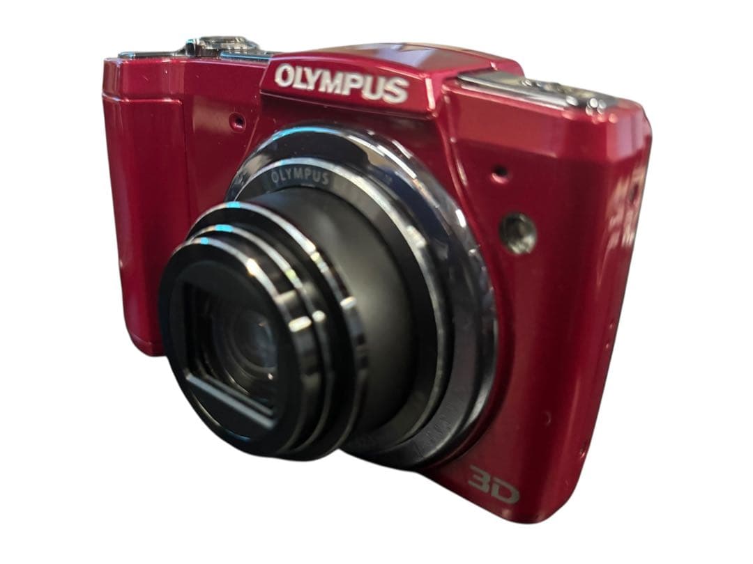 OLYMPUS SZ-20 デジカメ レッド 本体 箱付 動作品