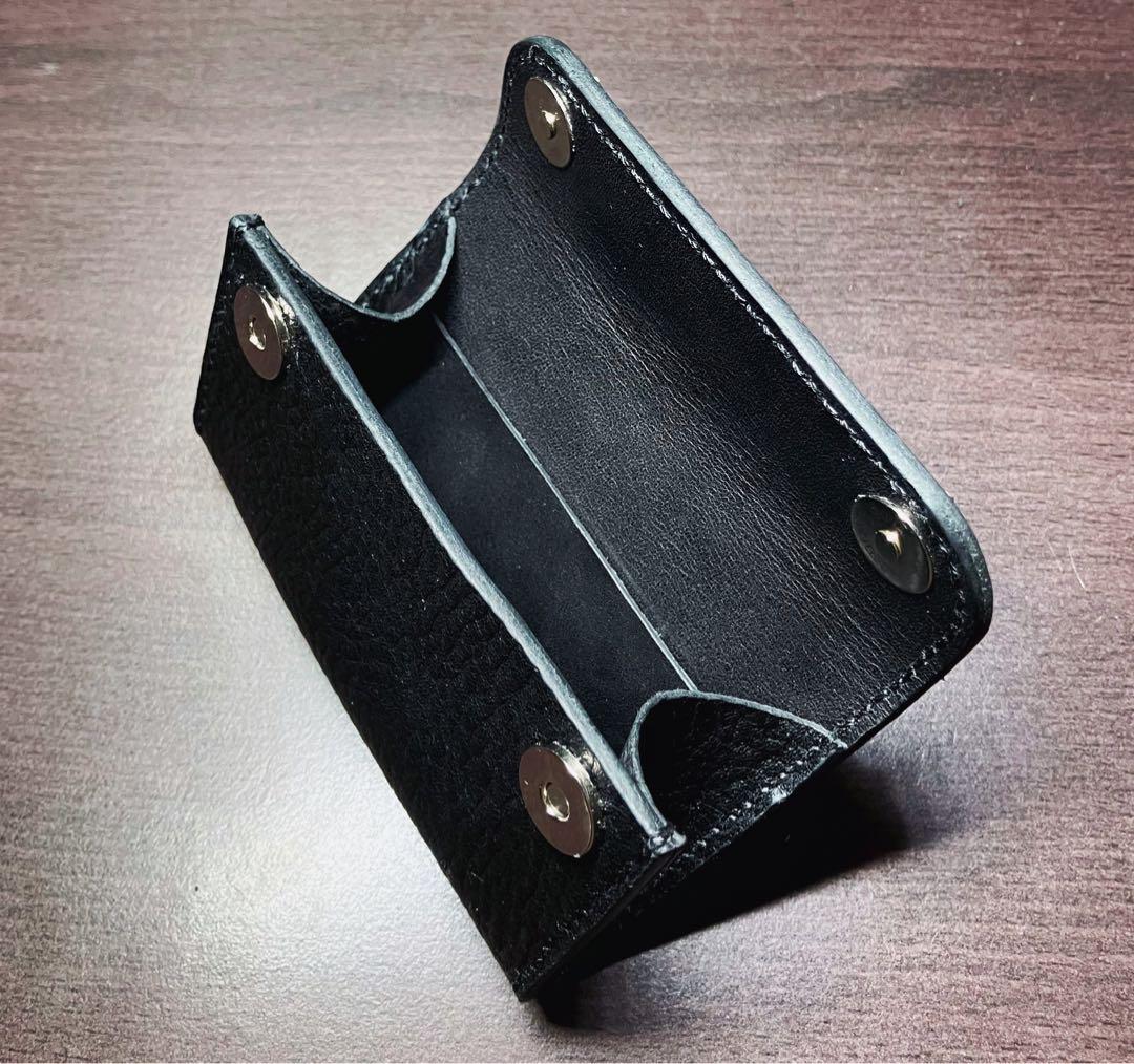 RAW 最高級革 総手縫い xyzケース シルバー925