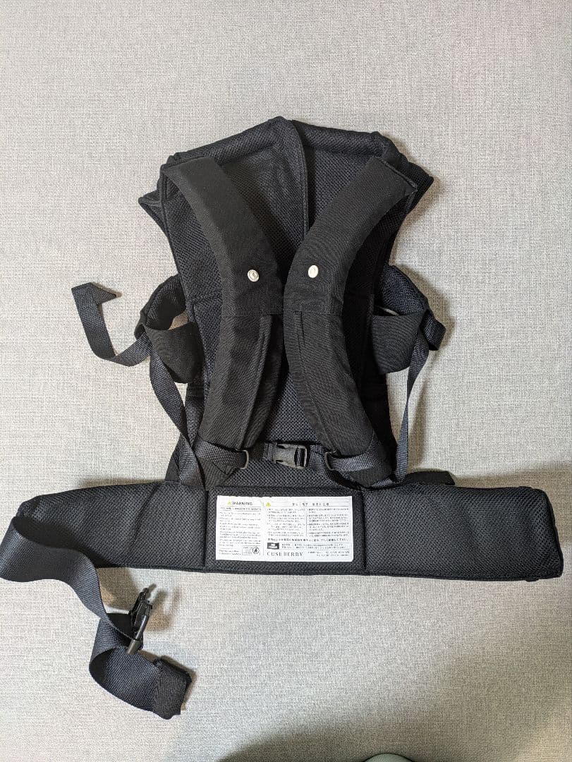 NICO 抱っこ紐 オールメッシュ ブラック