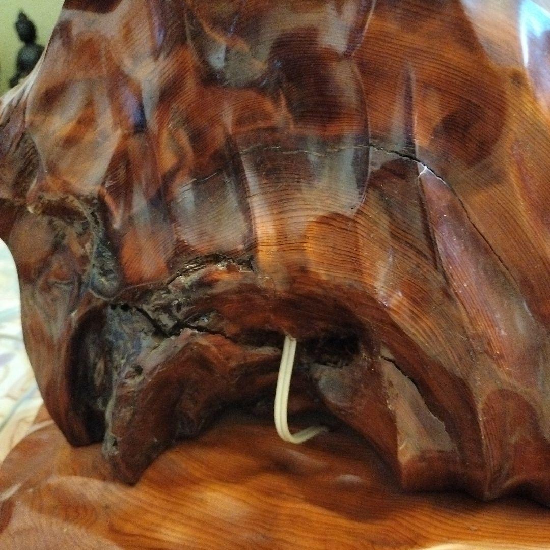 超希少 大きいサイズ 屋久杉 灯籠 置き物 レア