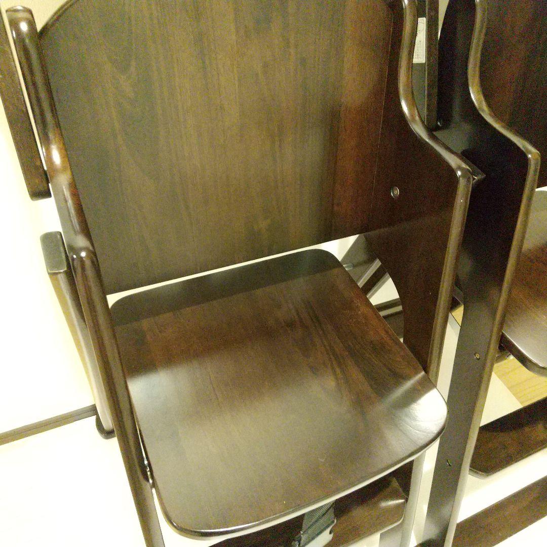 【極美品】ヤトミ たためる木製 ハイチェア cocona ベビーチェア セット