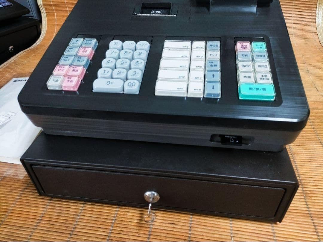 シャープレジスター　XE-A207　PC連携売上管理設定無料　706666