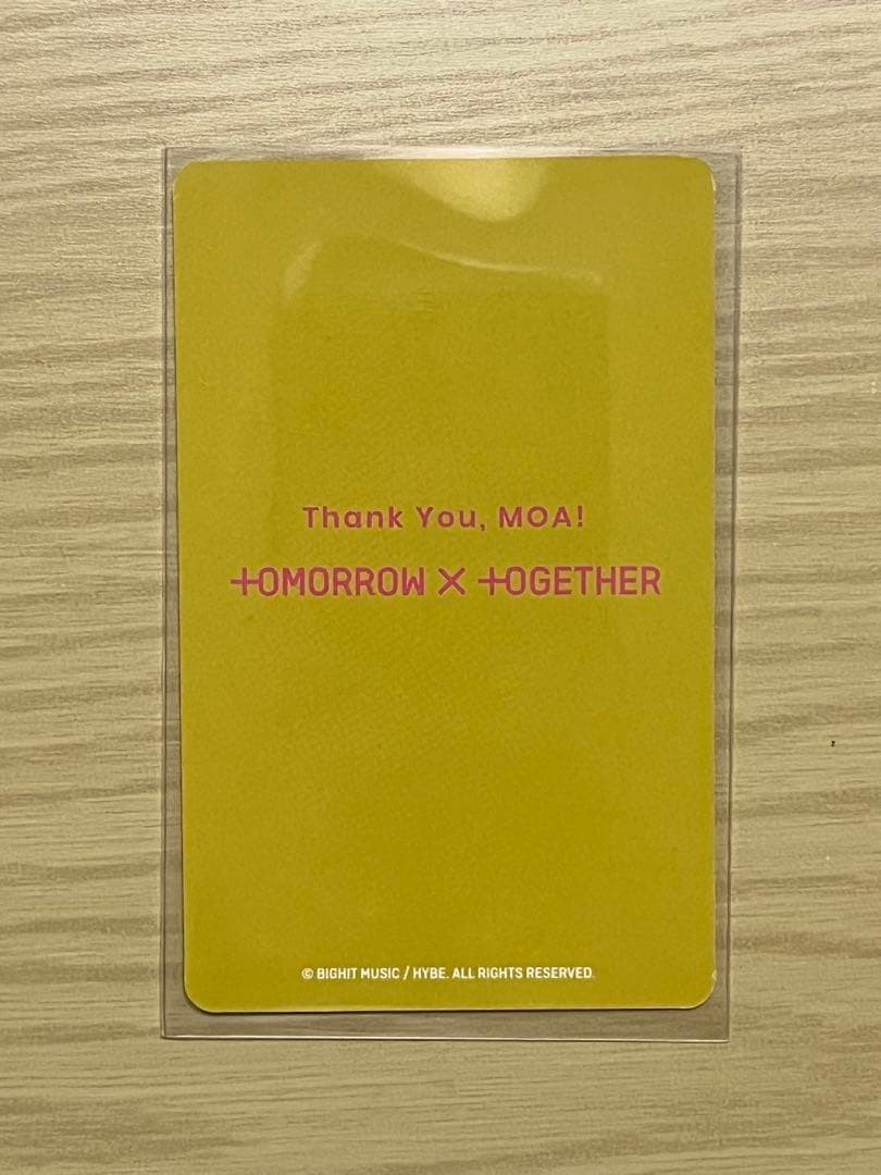 TXT アンケート特典 FC スビン ヨンジュン ヒュニンカイ トレカ 3枚