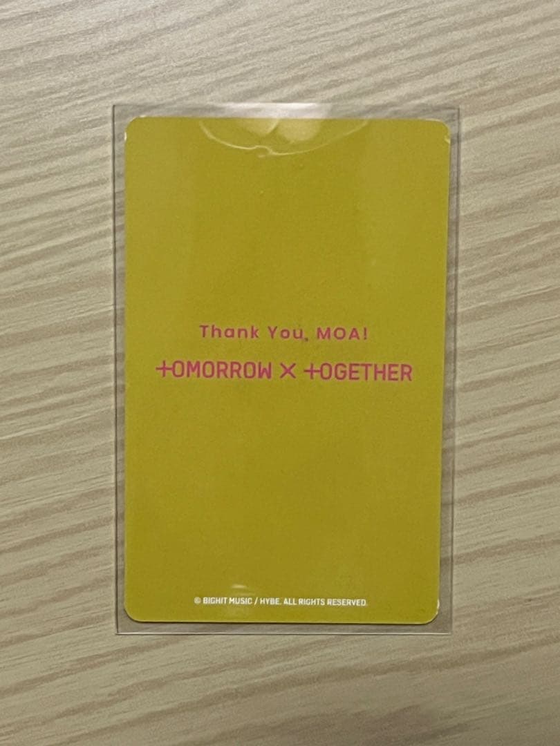 TXT アンケート特典 FC スビン ヨンジュン ヒュニンカイ トレカ 3枚