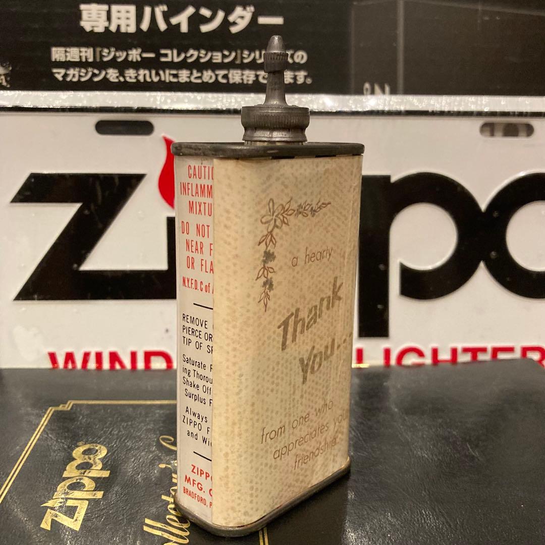 希少品ビンテージzippo 1957-63 lighter fluid オイル缶